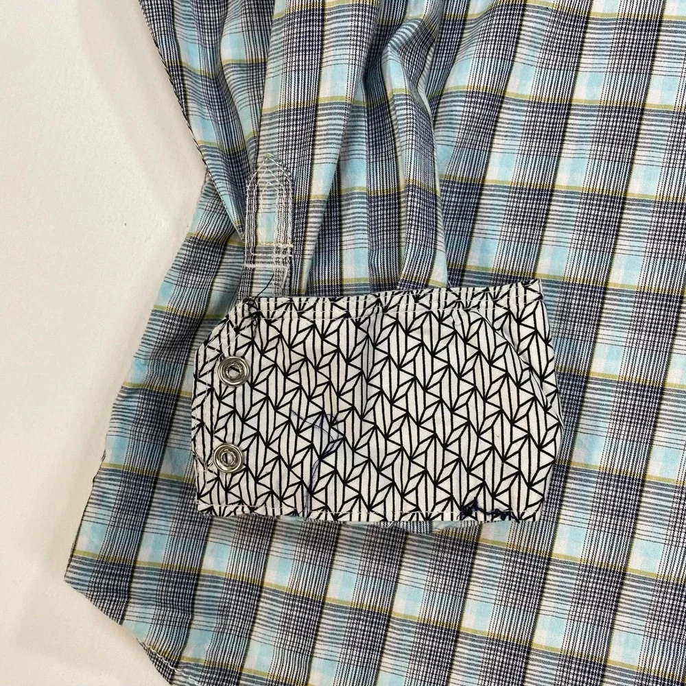 Wrangler 20X Competition‎ Men's Plaid Long Sleeve Snap Front Shirt XL